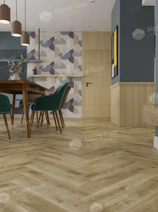 Alpine Floor SPC ламинат Изящный паркет (Light Parquet) Дуб Кастор ЕСО 13-34 MC
