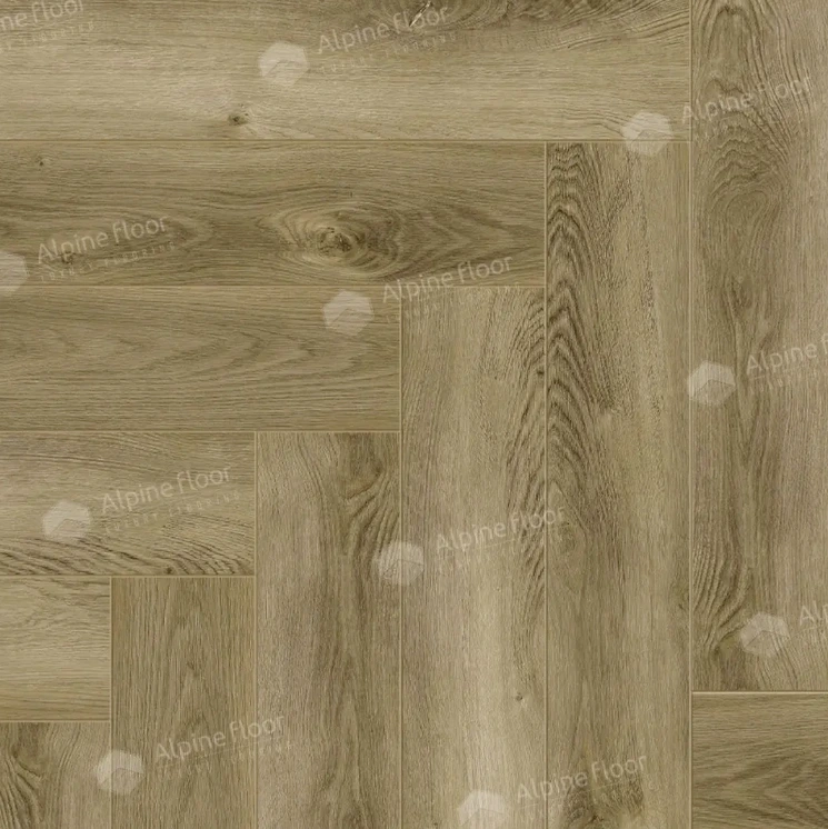 Alpine Floor SPC ламинат Изящный паркет (Light Parquet) Дуб Кастор ЕСО 13-34 MC