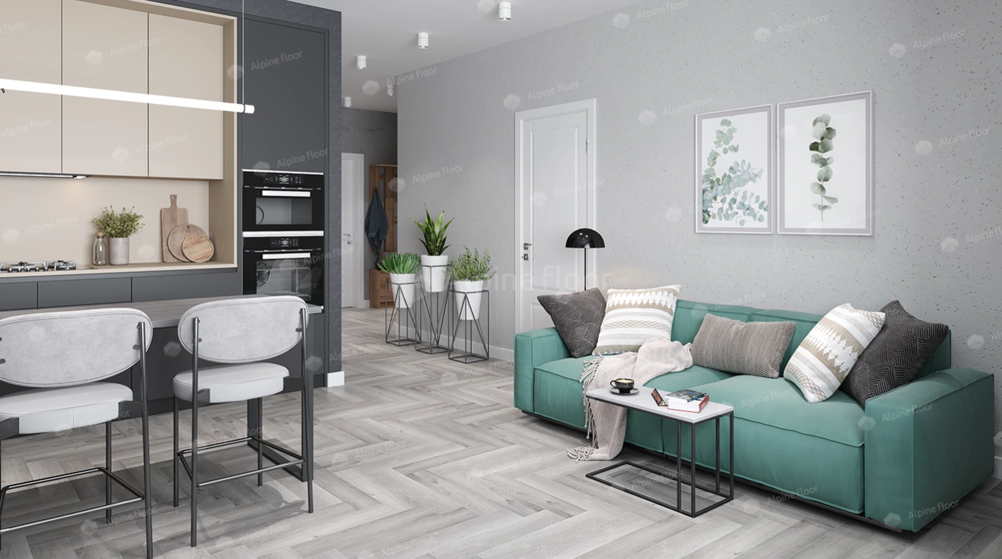 Alpine Floor SPC ламинат Изящный паркет (Light Parquet) Дуб Лейтена ЕСО 13-18 MC