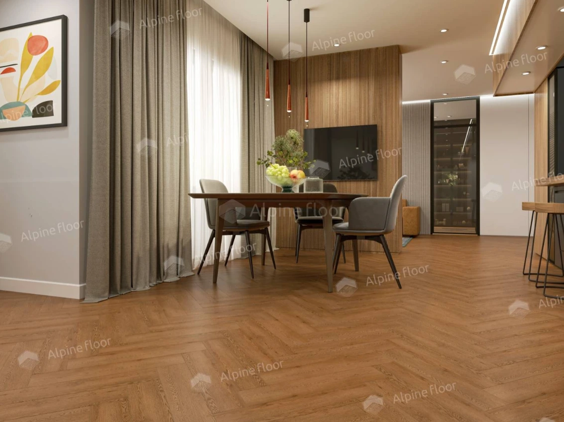 Alpine Floor SPC ламинат Изящный паркет (Light Parquet) Дуб Селена ЕСО 13-32 MC