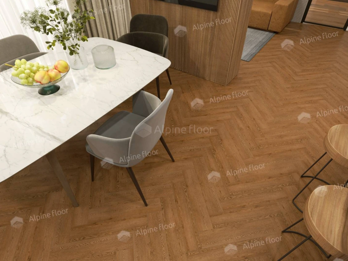 Alpine Floor SPC ламинат Изящный паркет (Light Parquet) Дуб Селена ЕСО 13-32 MC