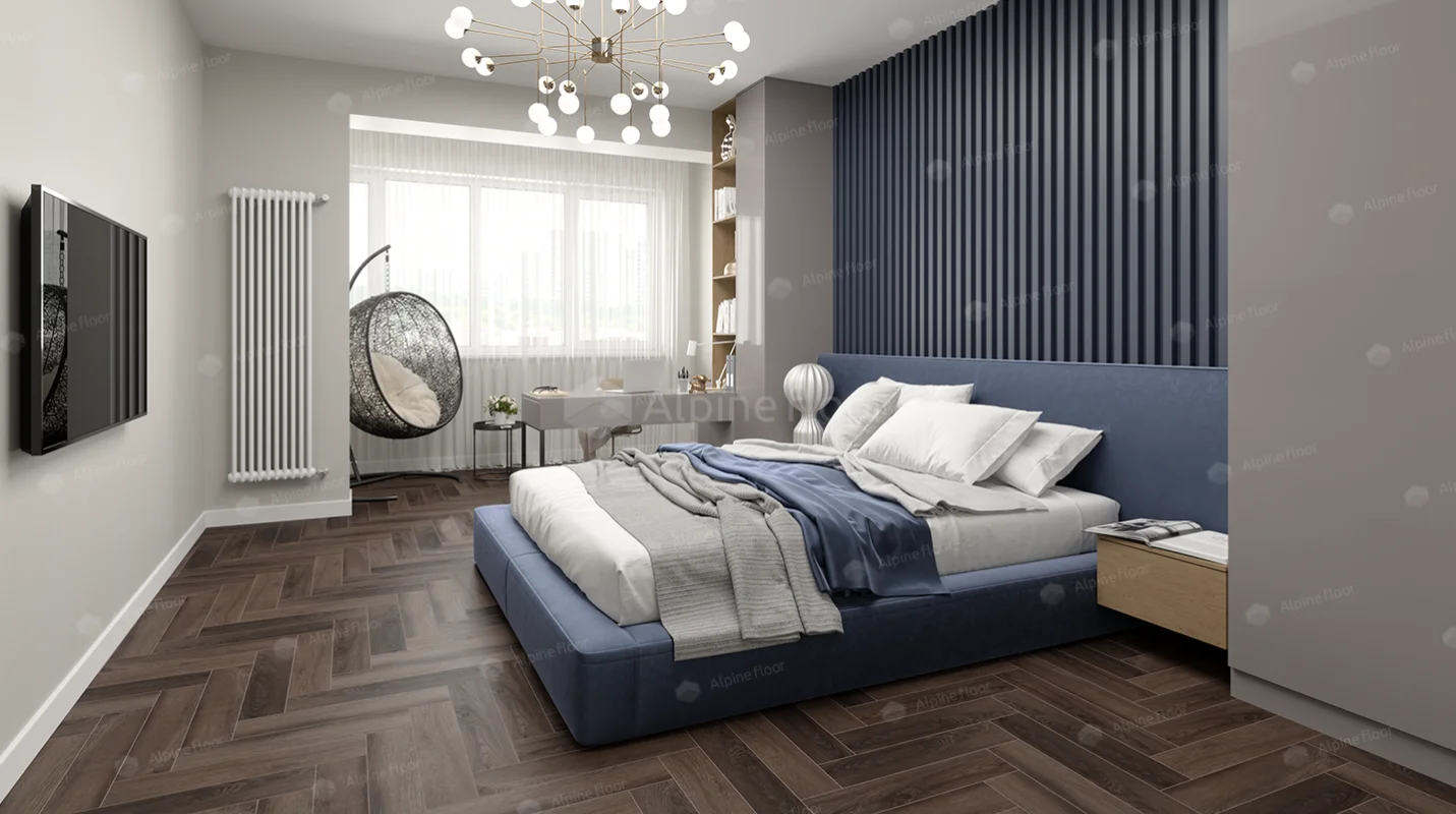 Alpine Floor SPC ламинат Изящный паркет (Light Parquet) Дуб Фафнир ЕСО 13-16 MC
