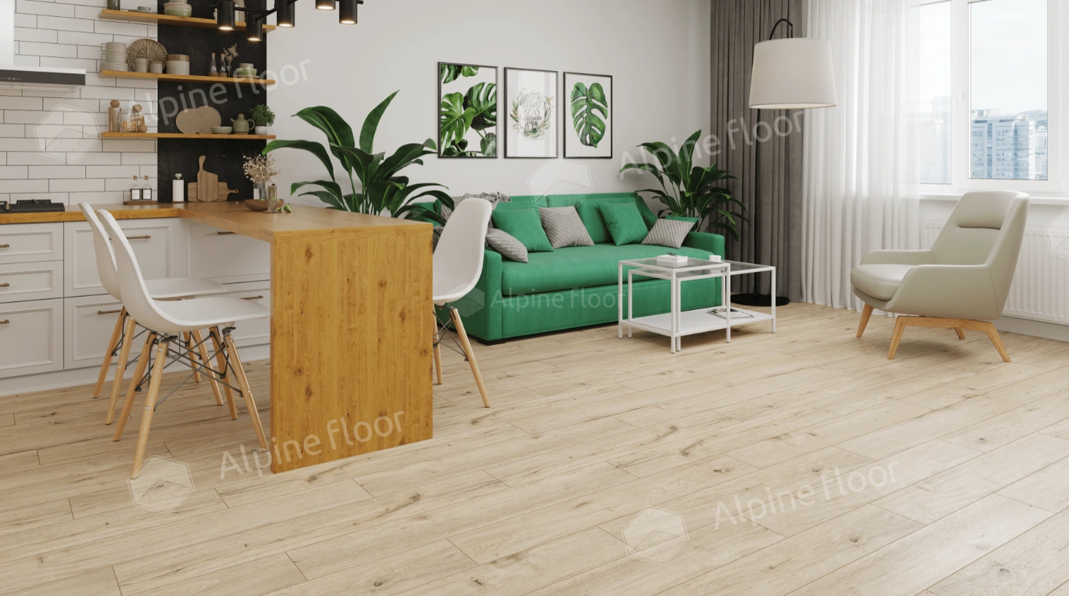 Alpine Floor Ламинат Дуб Салерно LF101-02