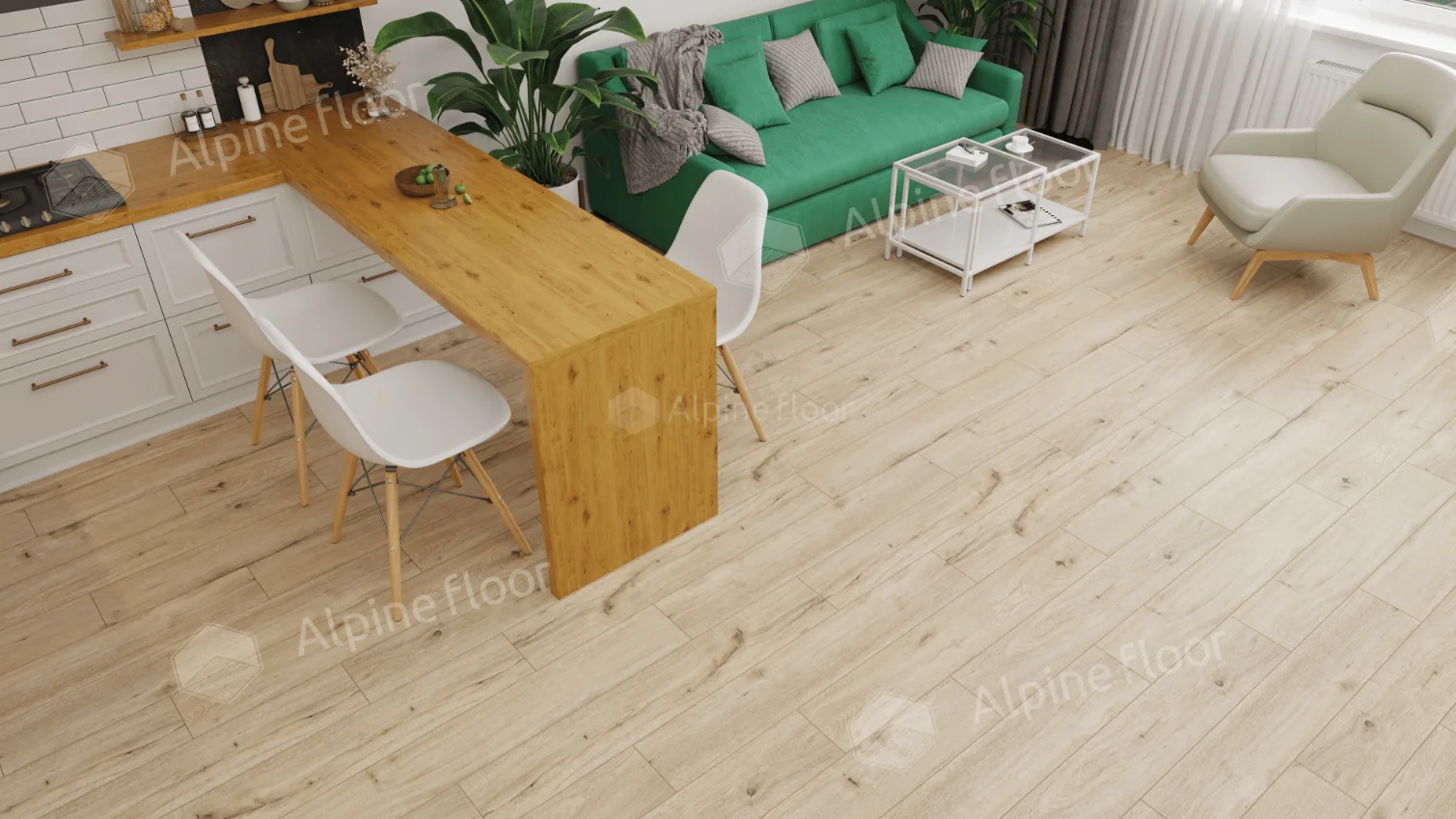 Alpine Floor Ламинат Дуб Салерно LF100-02