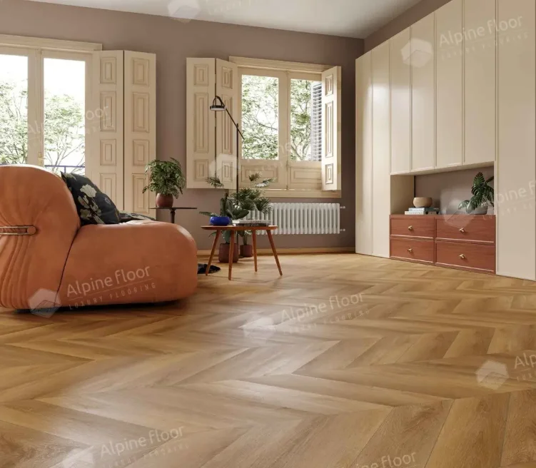 SPC ламинат Альпийский шеврон (Chevron Alpine) Баварский лес ECO 18-18 MC
