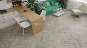 SPC ламинат Альпийский шеврон (Chevron Alpine) ДУБ ФАНТАЗИЯ ECO 18-1 MC