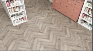 SPC ламинат Альпийский шеврон (Chevron Alpine) Дуб Исида ECO 18-8 MC
