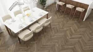 SPC ламинат Альпийский шеврон (Chevron Alpine) Дуб Насыщенный ECO 18-4 MC