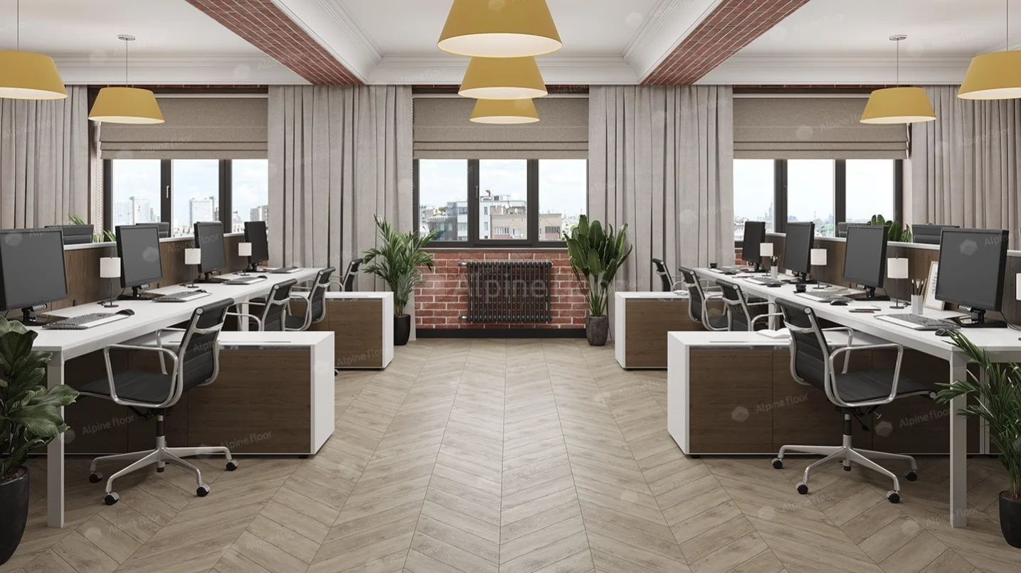 SPC ламинат Альпийский шеврон (Chevron Alpine) Карите ECO 18-11 MC