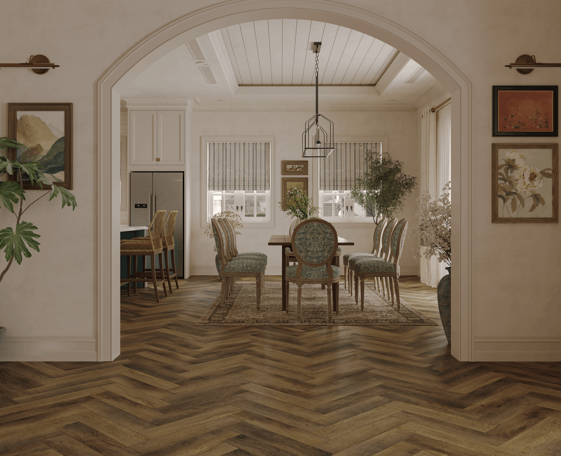 Кварцевый ламинат TULESNA Art Parquet OPLOT 1005-14