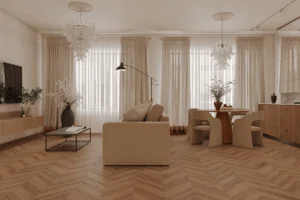 Кварцевый ламинат TULESNA Art Chevrone UNICO 1011-5